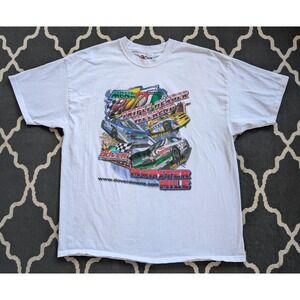 Vintage Monster Mile Shirt Mens XL MBNA 800 Triple Header Weekend 2002 Racing